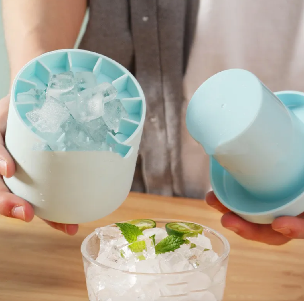 Dual Ice Maker & Storage Bucket